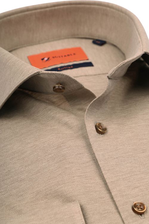 Suitable Skjorte Pique Beige Product / Detail