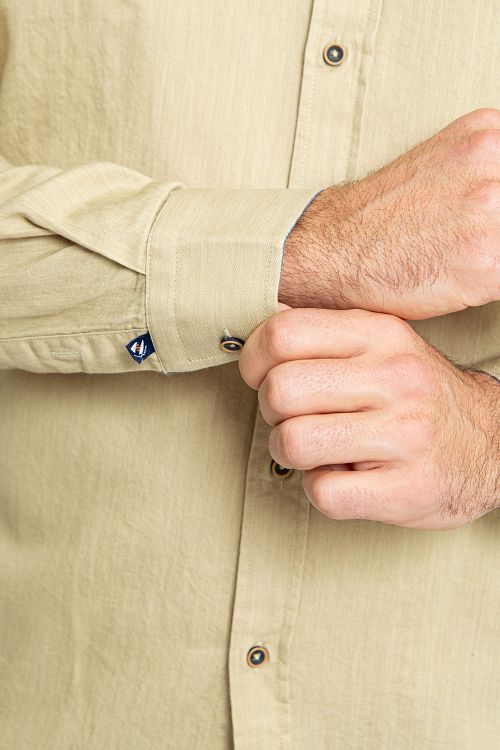 Suitable Skjorte Vasket Sand Model / Detail