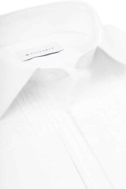 Koszula smokingowa z plisą biała Product / Detail