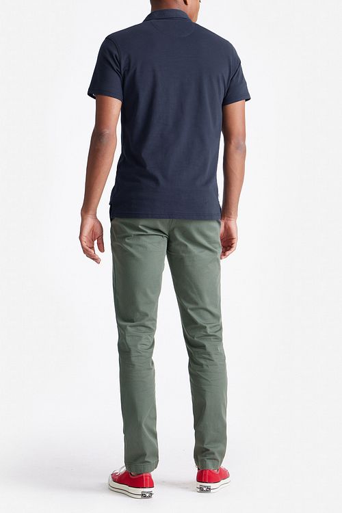 Kongens Essensielle James Poloskjorte Marineblå Model / Achterkant