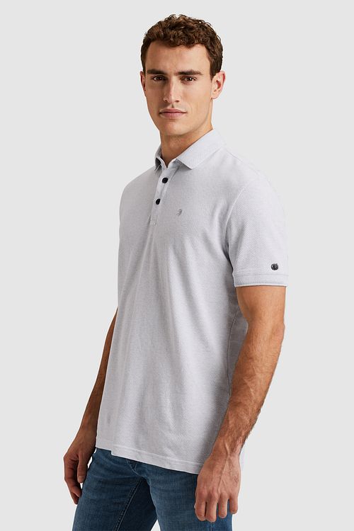 Cast Iron Poloske i Lys Blå med Popkorn-struktur Model / Zijkant