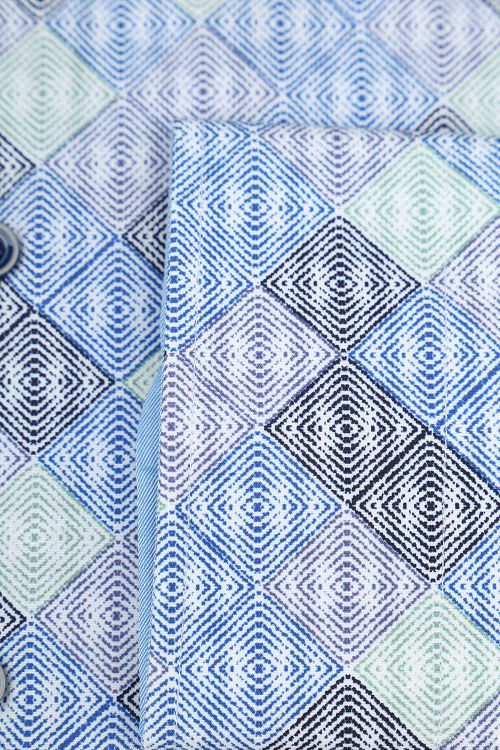 Suitable Twill Skjorta Rutor Blå Product / Detail