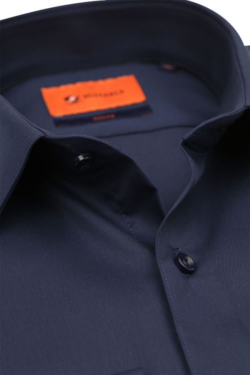 Suitable Twill Skjorta Marinblå Product / Detail