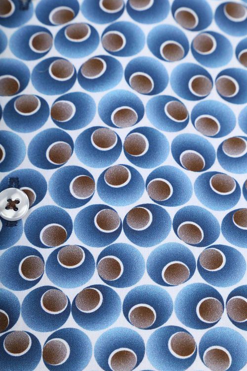 Blue Industry Skjorte Trykk Koboltblå Product / Detail