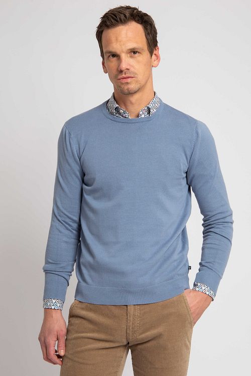 Suitable Respect Oinir Pullover Blå Model / Voorkant