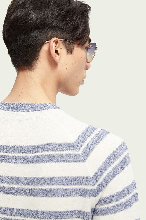 Scotch and Soda Tröja Randig Blå Model / Detail