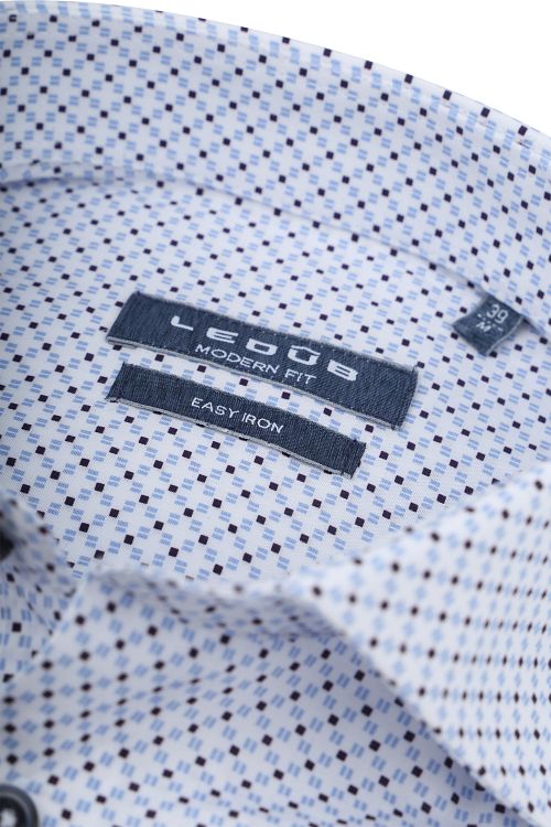 Ledub Skjorte med Mønster i Lyseblå Product / Detail