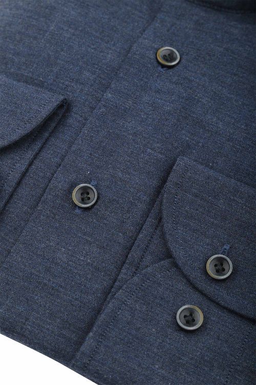 Profuomo Skjorte Flannel Mørkeblå Product / Detail