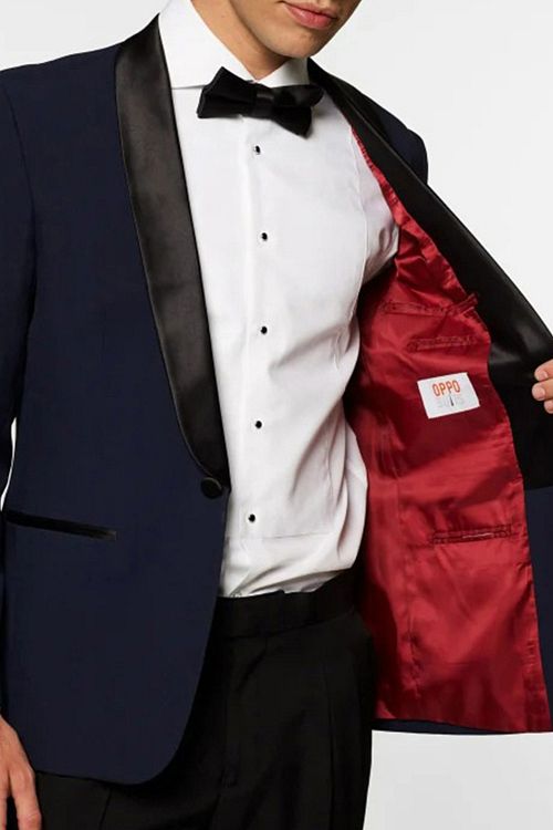 OppoSuits Røgende Midnat Blå Model / Detail