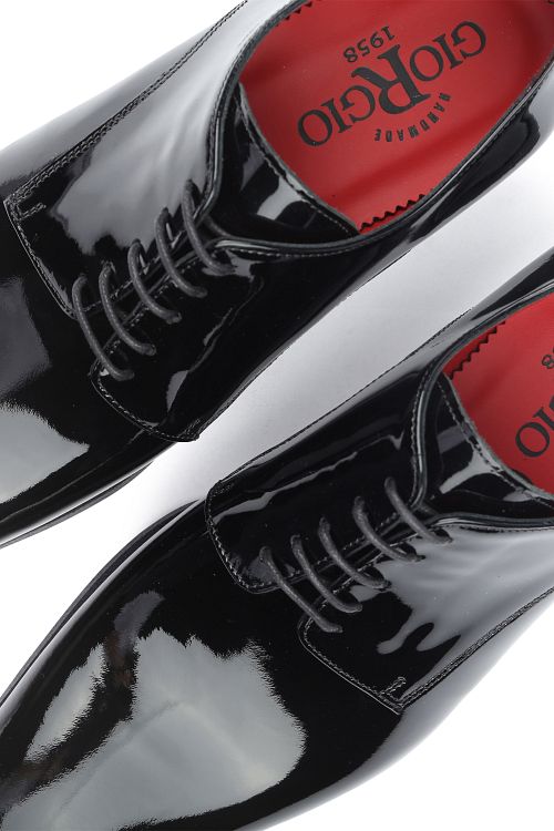 Giorgio Vernice Lace-up Shoe Black Product