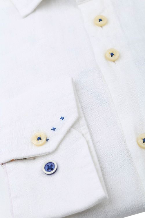 R2 Chemise Blend en Lin Blanc Product / Detail