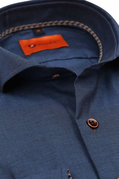 Suitable Twill Hemd Indigoblau Product / Detail