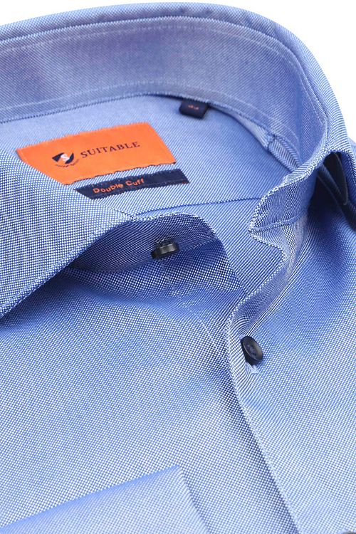 Suitable Overhemd Fijne Ruit Blauw DM22-02 Product / Detail
