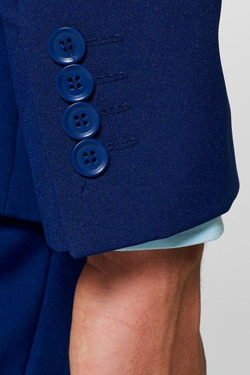 OppoSuits Navy Royale Kostuum Model / Detail
