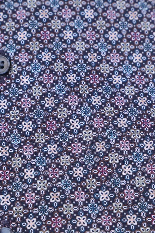OLYMP Level 5 Overhemd Print Blauw Product / Detail