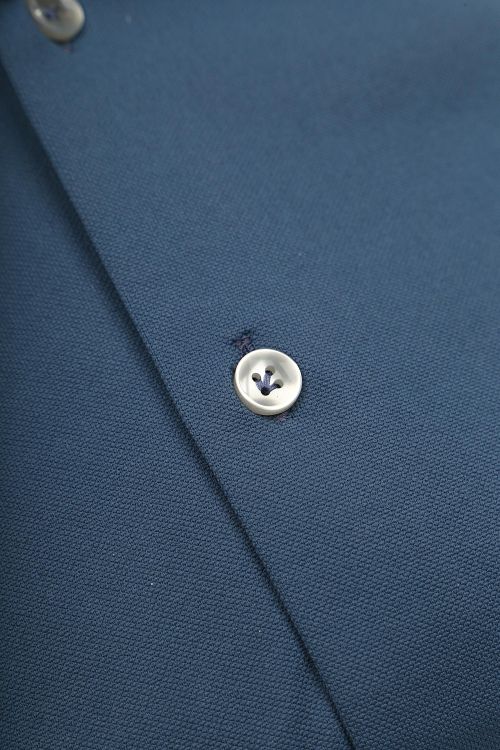 John Miller Overhemd Hyperstretch Indigo Product / Detail