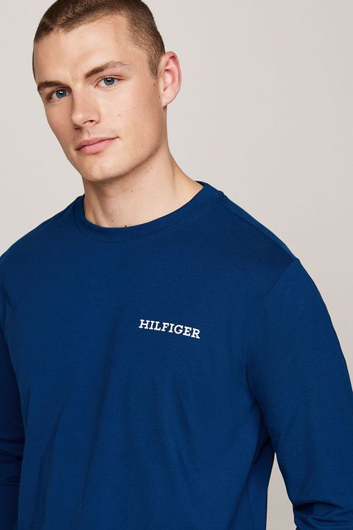 Tommy Hilfiger Pyjama Set Ruit Navy Model / Detail
