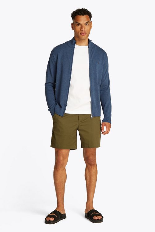 Tommy Hilfiger Gilet Zip Indigo Model / Voorkant