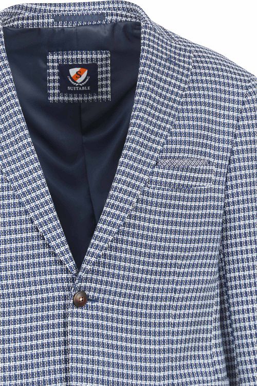 Suitable Veste de Costume Patras Bleu Product / Detail