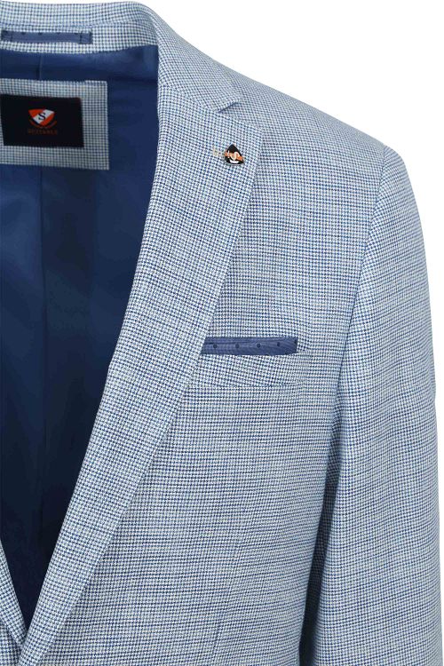 Suitable Blazer Grou Print Azzurro Chiaro Product / Detail