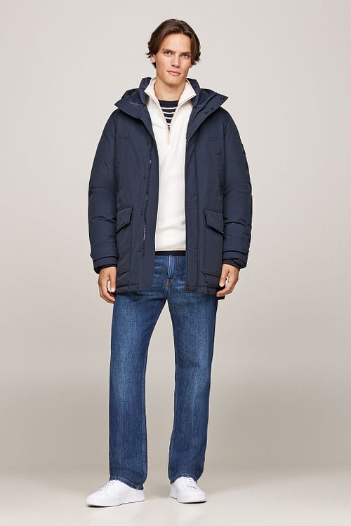 Tommy Hilfiger Parka Rockie Blu navy Model / Voorkant