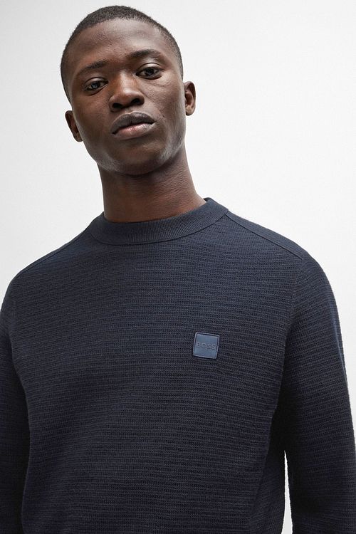 Maglione BOSS Anion Navy Model / Detail