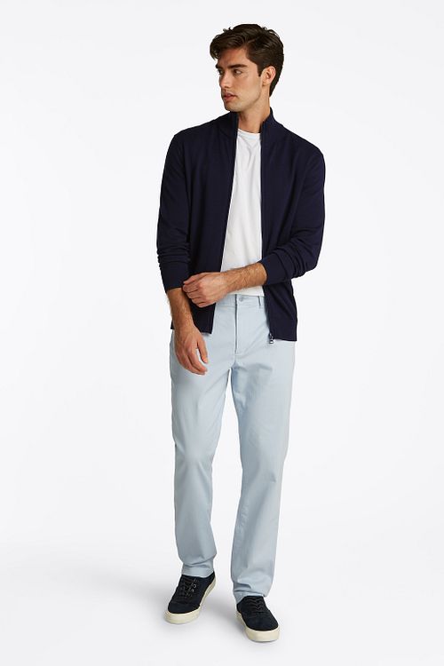 Tommy Hilfiger Cardigan Zip Navy Model / Voorkant