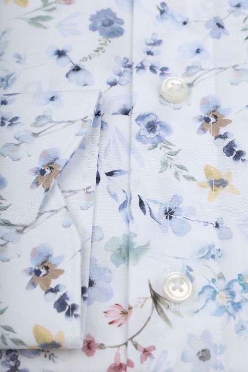 Olymp Luxor Shirt Floral Print Multicolour Product / Detail