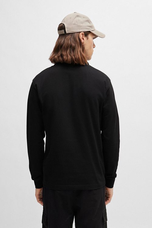 BOSS Passerby Polo Sort Model / Achterkant