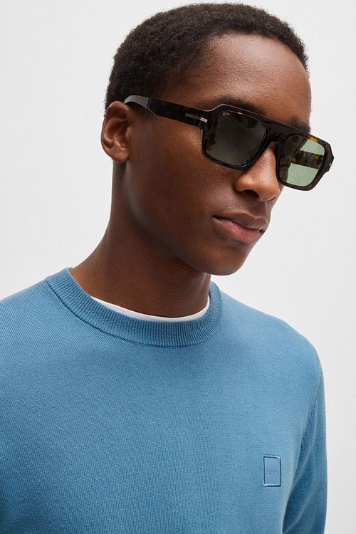 BOSS Pull-over Kanovano Bleu Model / Detail