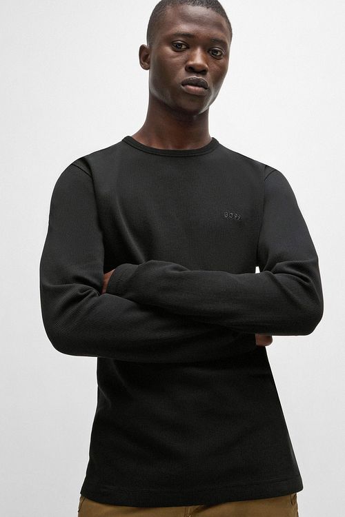 BOSS Trøje Tempesto Sort Model / Voorkant