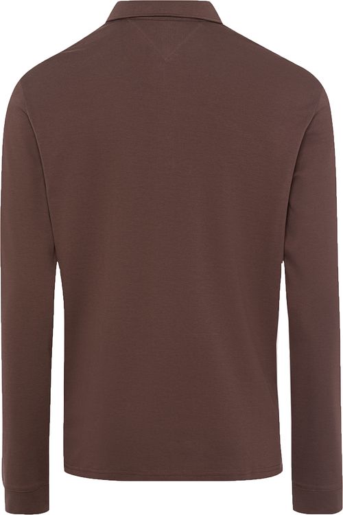Brax Polo Pirlo Manches Longues Marron Product / Achterkant