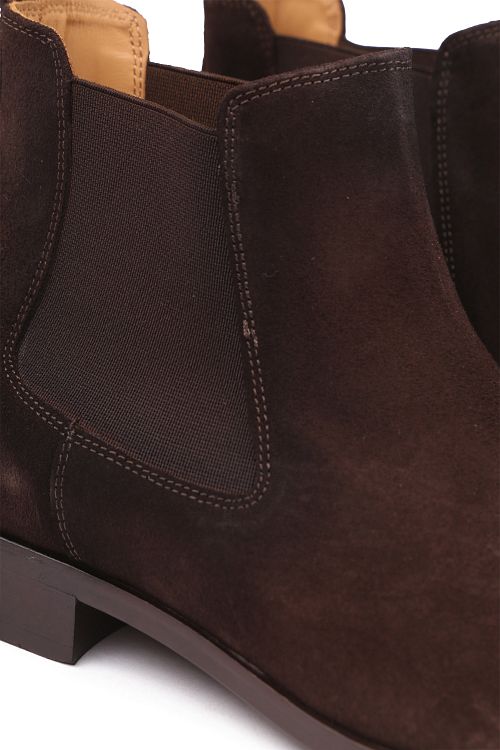 Suitable Chelsea Boot Suede Dark Brown Product / Detail