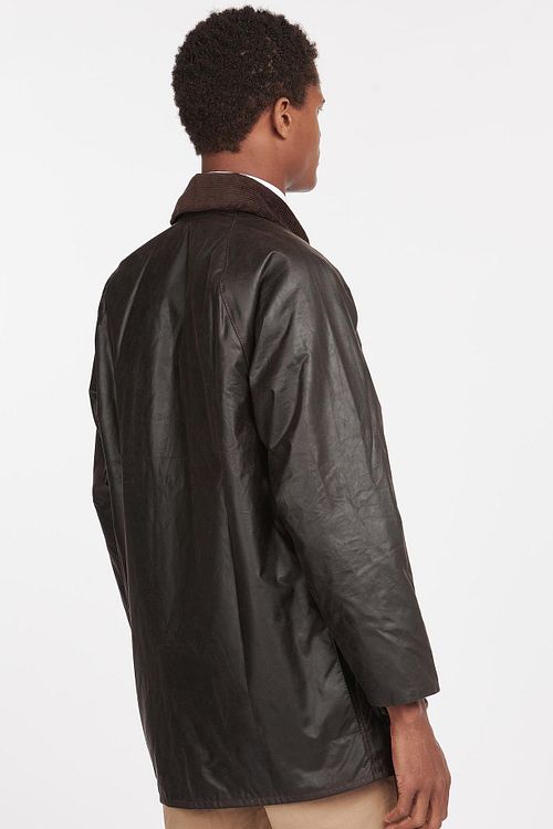 Barbour Beaufort vaxjacka brun Model / Zijkant