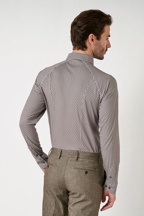 Camicia Desoto Timeless Elegance Print Multicolour Model / Achterkant