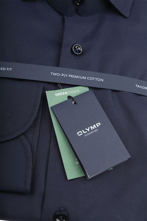 Camicia OLYMP Signature in twill navy Product / Detail