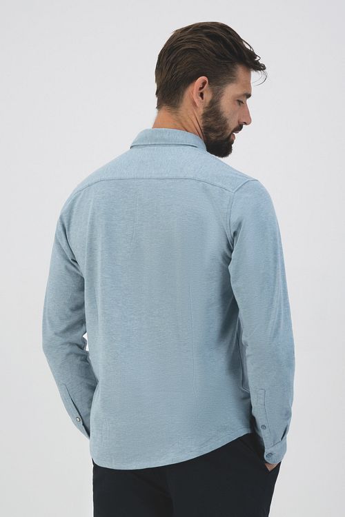 Camisa Kirk de Dstrezzed en azul Model / Achterkant