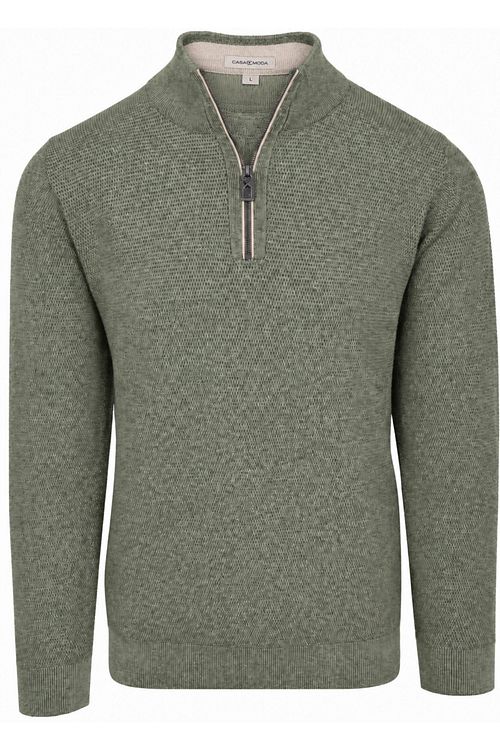 CASAMODA Halfzip Jersey Structure Verde jaspeado Product