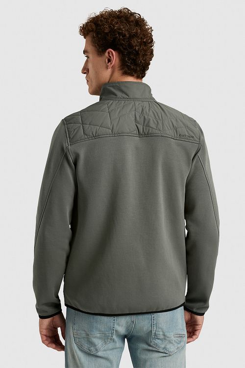 Cast Iron Blouson Bomber Interlock Vert Model / Achterkant