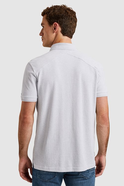 Cast Iron Polo Popcorn Struktur Lyseblå Model / Achterkant