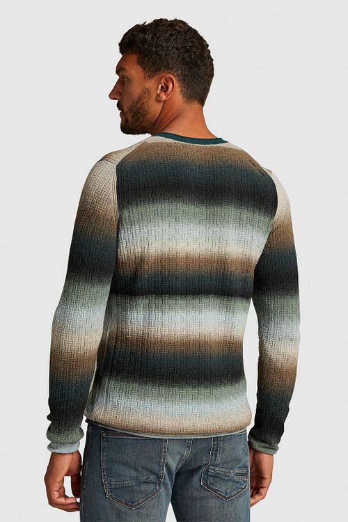 Cast Iron Pull Rayures Multicolore Model / Achterkant