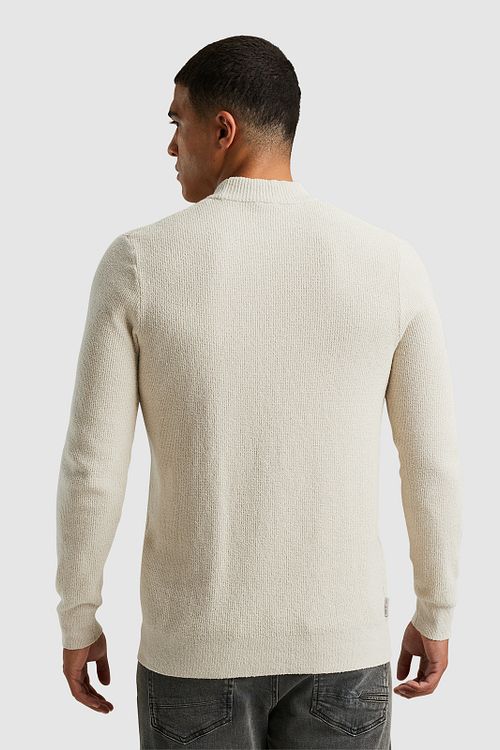 Cast Iron Trui Fine Bouclé Ecru Model / Achterkant