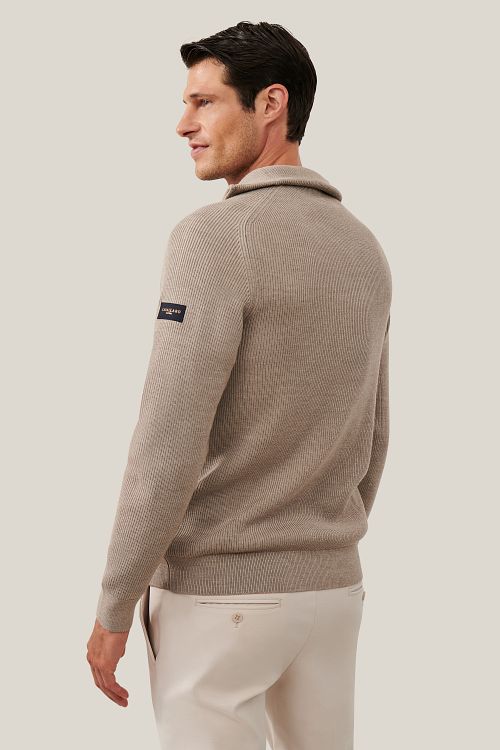 Cavallaro Corsico Halvzip Beige Model / Achterkant