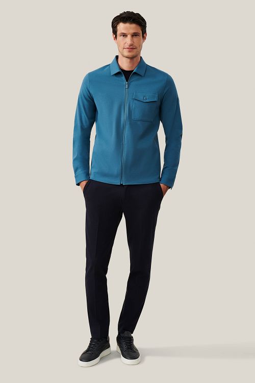 Cavallaro Zelo Overshirt Blå Model / Voorkant