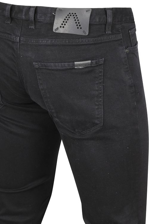 Alberto Slim DS Dual Flex Denim Czarne Product / Detail