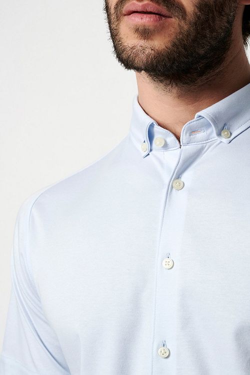 Desoto Skjorta Kort Ärm Ljusblå 051 Model / Detail