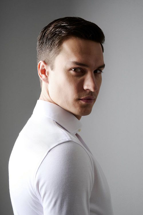 Desoto Väsentlig Skjorta Hai Jersey Vit Model / Detail