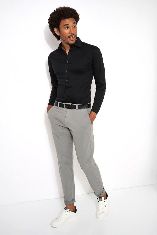 Desoto Skjorta Kent Svart Model / Voorkant