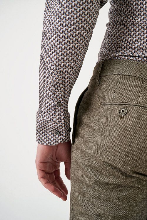 Desoto Skjorte Tidløs Elegance Print Multifarvet Model / Detail