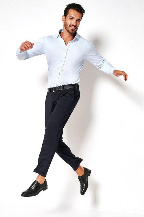 Desoto Skjorte Kent Lyseblå Model / Sfeerbeeld